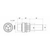 Qic Tools 30mm HSK 63 F Arbors 45mm H HSKA.70.30